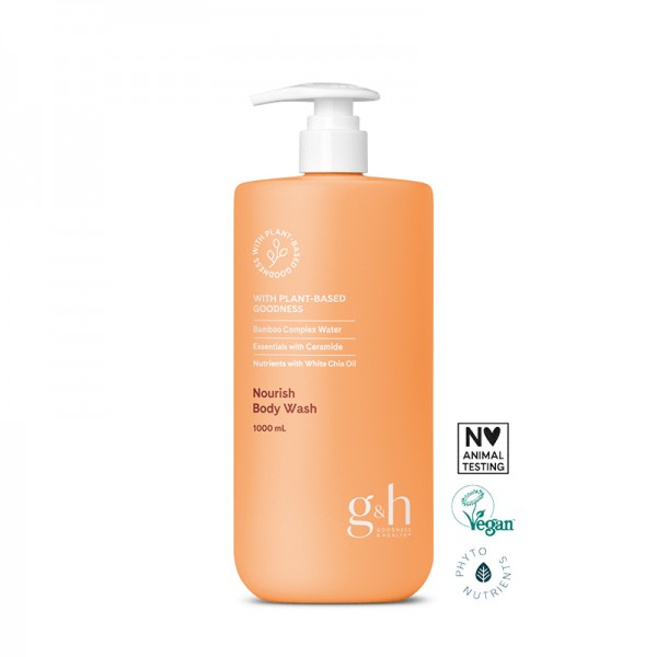g&amp;h GOODNESS &amp; HEALTH Nourish - Duschgel - 1000 ml - Amway